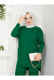 Wonderful Knitted Knitwear with Knitted Detail, Comfortable and Stylish Two-Piece Set - 3