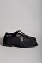 Select 2851 special production genuine leather men's shoes black satin - 4