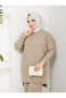 Wonderful Knitted Knitwear with Knitted Detail, Comfortable and Stylish Two-Piece Set - 6