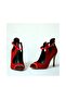 Dmz 10215 Custom Design Handmade High Heel Shoes Red - 3