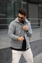 Fleece Cardigan and Sweatpants Set - Redblack Ppea - 4