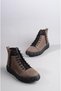 SELECT 6389 Genuine Leather LEATHER MEN'S CASUAL BOOTS TAUPE COLOR