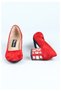 Krn 4312 Special Edition Women's Shoes Red Suede - 3