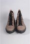 SELECT 6389 Genuine Leather LEATHER MEN'S CASUAL BOOTS TAUPE COLOR - 3