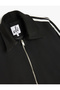 Seasonal Jacket Classic Collar Zippered Pocket Ribbed - 3