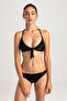 TIE FRONT BIKINI BRIEFS BLACK - 3