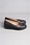Select n1051 genuine leather heel women's shoe black - 3