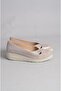 Select n1051 genuine leather heel women's shoe gray - 3