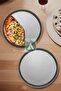 2 Pieces 28cm Perforated Pizza Tray Lahmacun Pita Tray 28 cm 2 Pieces Steel Pizza Tray
