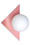 Pink Triangle Sconce