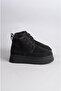 SELECT 1007 Fur-Trimmed WOMEN'S BOOTS BLACK - 3