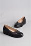 Select n1051 genuine leather heel women's shoe black - 7