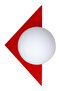 Red Triangle Sconce