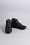 SELECT 7119 GENUINE LEATHER WOMEN'S COMFORT BOOTS BLACK - 3