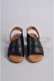 Select 32208 genuine leather women's sandal black - 2