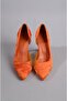 Select 754 transparent detail stiletto (9cm) orange - 2