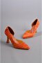 Select 754 transparent detail stiletto (9cm) orange