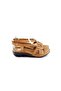 Zyn 9037 genuine leather women's anatomical sandal taba - 2