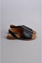 Select 32208 genuine leather women's sandal black - 3