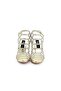 SLT 1208 Stone Embellished Women's Evening High Heels Gold - 4
