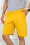 Moda Çizgi Men's Cotton Yellow Shorts 27484