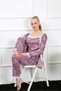 Fashion Line Women's 3-Piece Lilac Pajama Set 16103