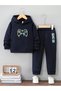 Game on Premium 3 for Boys/Girls Yarn Sweatshirt & Tracksuit Set - 2 Piece Sports Set