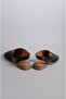 Select 32208 genuine leather women's sandal black - 4