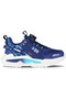 Code smart lacing mechanism orthopedic children's sports shoes navy blue - 3