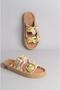 Straw Sydney Women's Slippers Colorful - 6