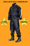 Biker Raincoat Suit (with Pocket) Waterproof Extra Flexible, Sturdy and Lightweight Pvc Fabric, Courier Raincoat - 2