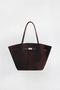 Women's Suede Leather Hand and Shoulder Bag
