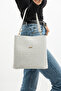 Women's 5 Compartments Two Straps Shoulder and Hand Bag Large Size 2117Mh - 8