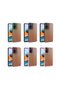 Poco M5S Case Metal Camera Protruding Edges Colored Transparent Cover Flora - Green - 4