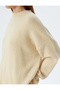 Oversize Knitwear Sweater Soft Textured Long Sleeve Crew Neck - 5