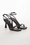 Women's Summer Heeled Shoes Black - 2