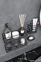 Adhesive Bathroom Set Shower Shelf + Soap Dish + Toothbrush Holder Metal Set - 3