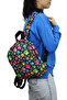 Colorful Cat Paw Pattern Backpack