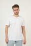 Black-white-khaki Color Regular Fit Cotton Men's T-Shirt 3-Pack - 4
