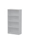 Wooden Storage Display Shelves 4-Tier Freestanding, White