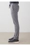 Gray Color Stretch Waisted Corded Chino Pants - 4