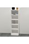 Wooden Storage Display Shelves 5-Tier Freestanding, White - 6