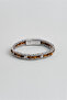 Tiger Eye Stone Steel Men's Bracelet