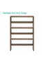 2-Tier Stackable Shoe Rack, Wooden 2-Shelf Shoe Shoes , Light Imperia - 5