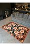 Paris Collection Powder Theme Floral Floral Patterned Vintage Decorative Carpet 42 - 2