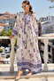2423 Authentic Patterned Dress - Purple - 4