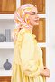 Nature Zebra Soft Scarf Pink Yellow 1141-18 - 2