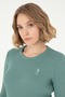 Women's Mint Crew Neck Basic Sweater Eli̇fsu Buti̇khome Tr - 2