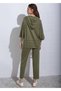 Organic Cotton Khaki Knitwear Top - 6