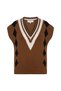 Organic Cotton Oversize Knitwear Vest - 6